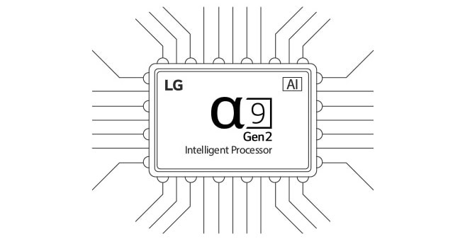 Image of alpha 9 processor chip