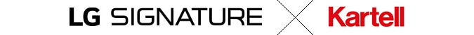 Logo of LG SIGNATURE & Kartell.