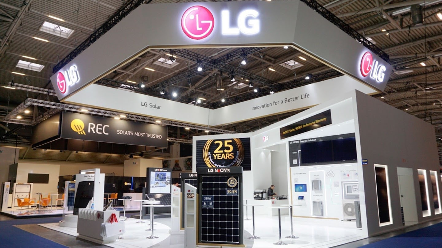 LG BRINGS SOLAR TECH EXPERTISE TO EAGER EUROPEAN AUDIENCE