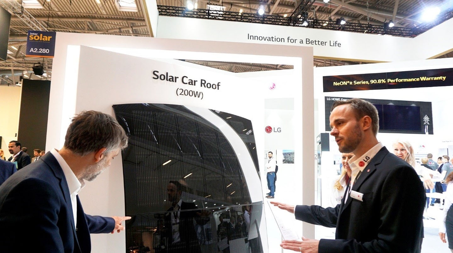 LG BRINGS SOLAR TECH EXPERTISE TO EAGER EUROPEAN AUDIENCE