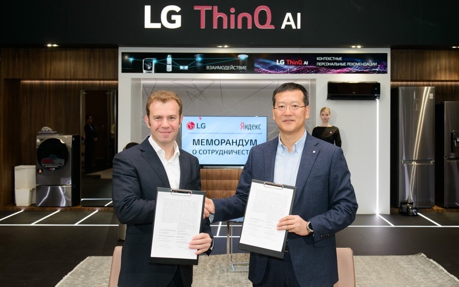 LG EXPANDS AI REACH TO RUSSIA IN PARTNERSHIP WITH YANDEX