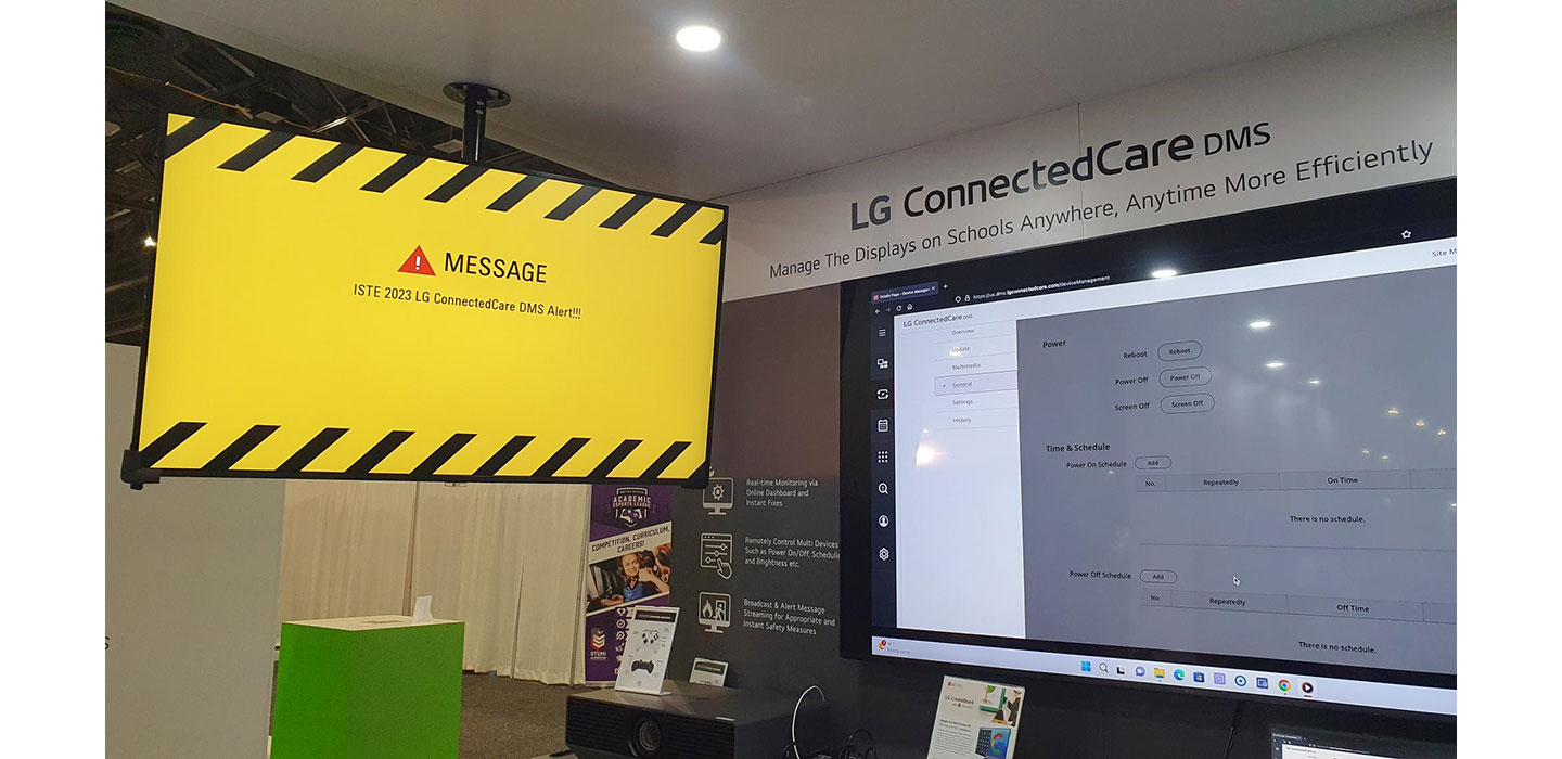 LG at ISTELive 23: Supporting Digital Education With Innovative Technology