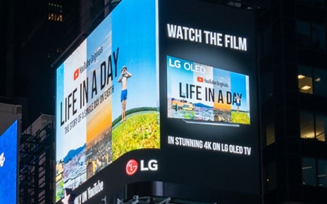 YouTube Originals Documentary “Life In A Day 2020” Shown in Iconic Times Square