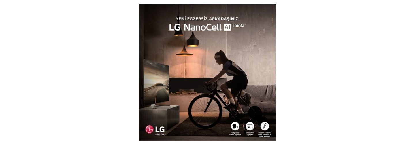 LG NANOCELL TV, YOUR NEW EXERCISE PARTNER