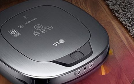 LG Robot Vacuum Cleaner Not Only Cleans, It Also Protects