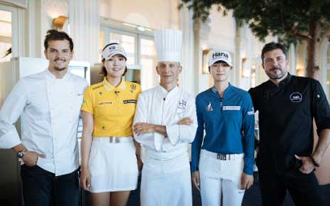 LG Signature Challenges World Class Chefs at Evian Championship