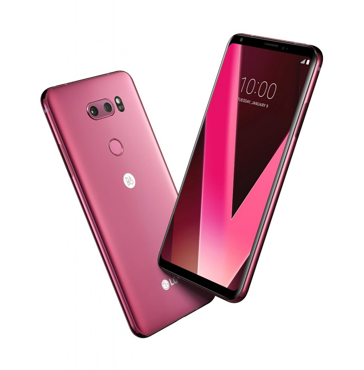 NEW RASPBERRY ROSE LG V30 INTRODUCED AT CES 2018