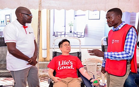 Partnering With Kenya Red Cross to Save Lives With Blood