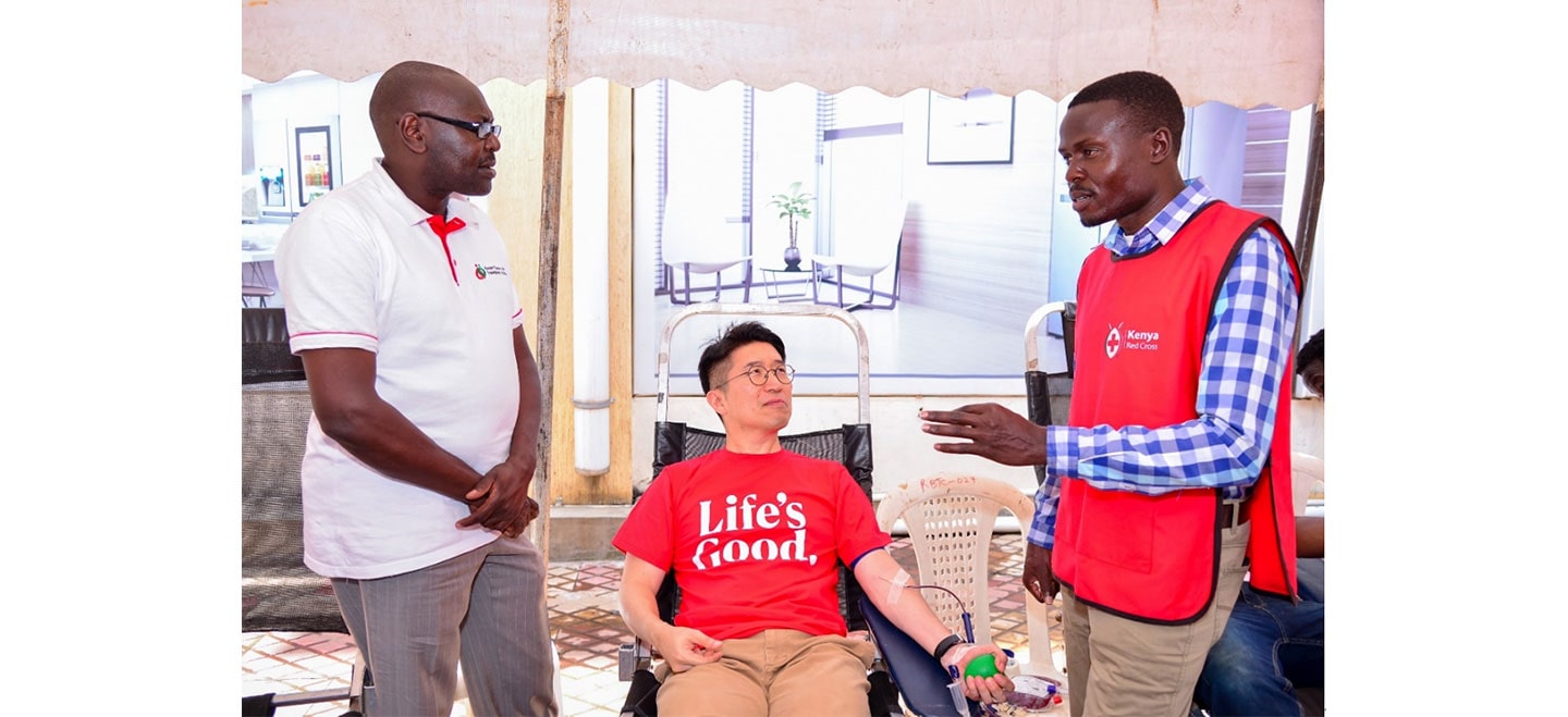 Partnering With Kenya Red Cross to Save Lives With Blood