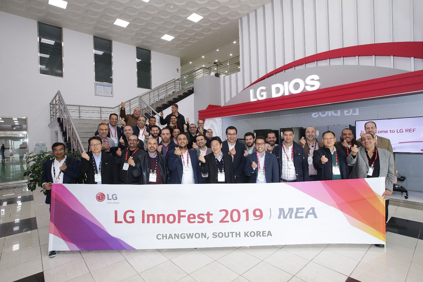 VIPS FROM MEA EXPERIENCE LG’S PRESENT AND FUTURE AT INNOFEST 2019