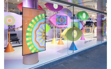 Color and Joy: LG OLED evo TVs and the Artistry of Yinka Ilori Create Visual Magic at The Conran Shop