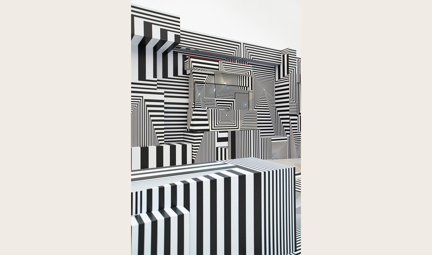 LG OLED-powered “Into the Maze” installation by the German artist, Tobias Rehberger, at Frieze London 2022