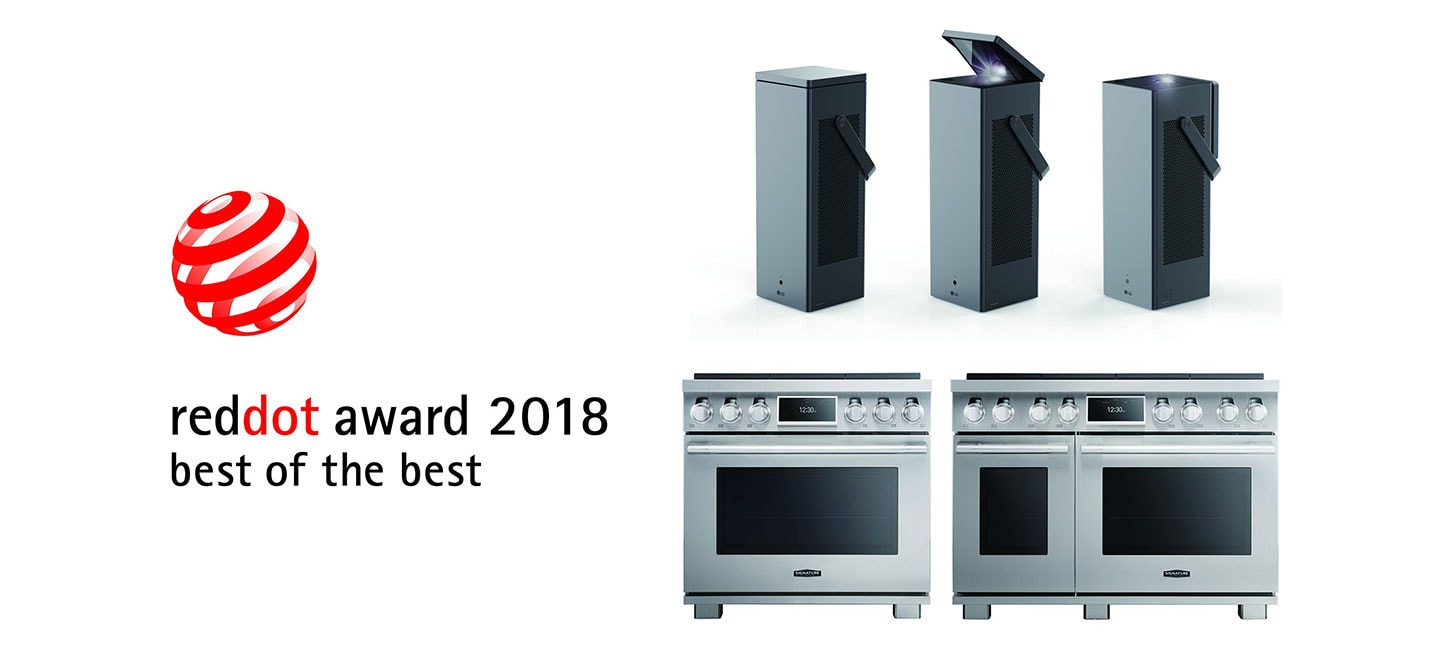 LG ONCE AGAIN EARNS TOP HONORS AT 2018 RED DOT AWARDS