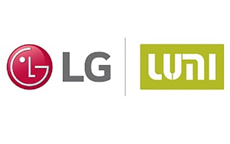 Logos of LG Electronics and LUMI