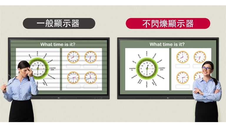 得益於 TR3DK 顯示屏的不閃爍功能,即使長時間觀看螢幕,也可以保持舒適