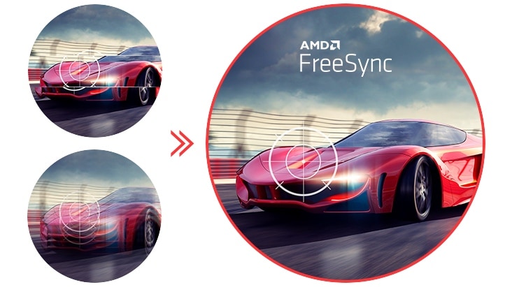 AMD FreeSync 帶來流暢快速的動作。