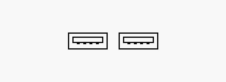 USB 連接埠 X 2