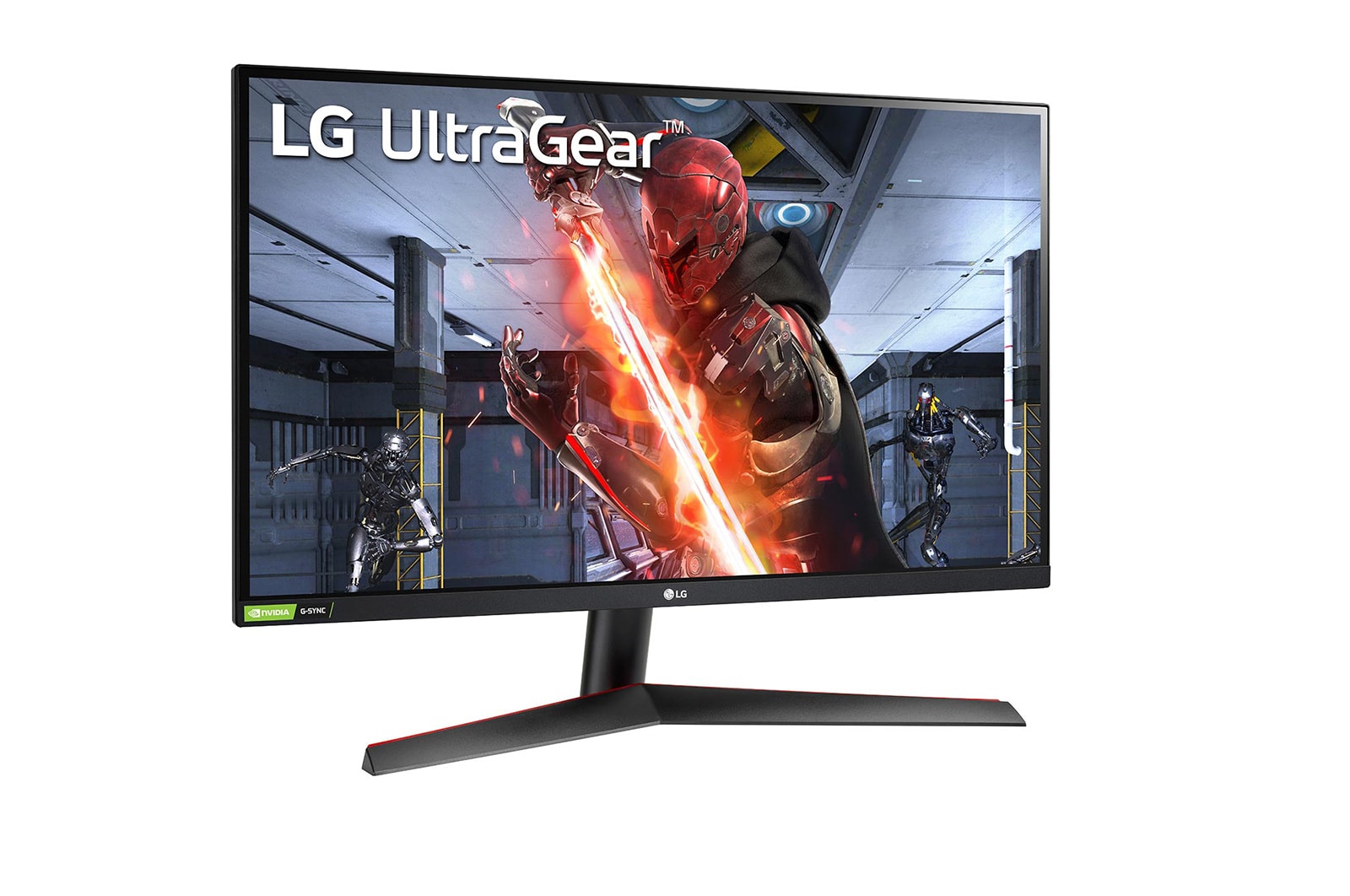 LG 27 吋 UltraGear™ 超高清 IPS 1毫秒（GtG）遊戲顯示器, G-Sync®Compatible, 27GN800-B