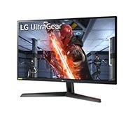 LG 27 吋 UltraGear™ 超高清 IPS 1毫秒（GtG）遊戲顯示器, G-Sync®Compatible, 27GN800-B