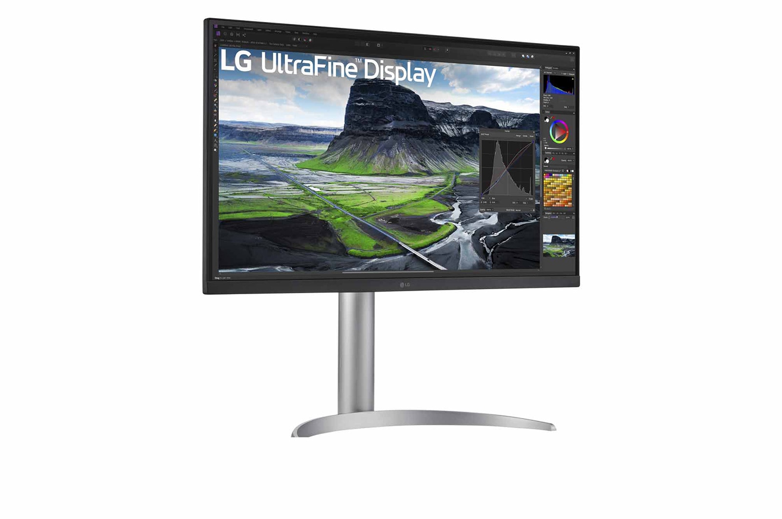 LG 27 吋 UltraFine™ 4K 超高清 Nano IPS Black 顯示器,支援 2000:1 對比度, 27UQ850-W