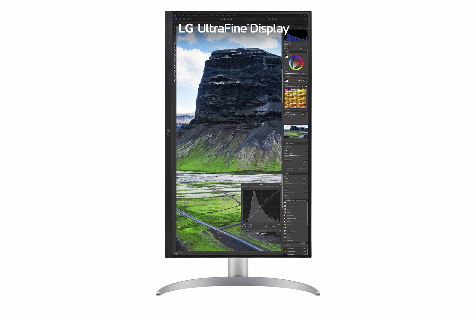 LG 27 吋 UltraFine™ 4K 超高清 Nano IPS Black 顯示器,支援 2000:1 對比度, 27UQ850-W
