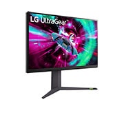 LG 32 吋 UltraGear™ UHD 遊戲顯示器，<br>支援 144Hz, 32GR93U-B