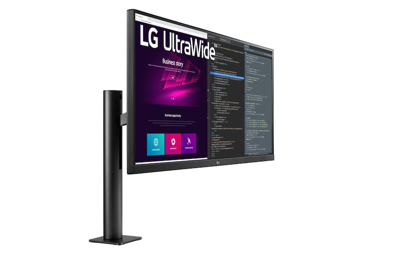 LG 34 吋 21:9 UltraWide™ QHD Ergo IPS HDR 顯示器, 34WN780-B