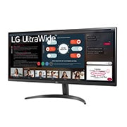 LG 34 吋 21:9 UltraWide™ 全高清 IPS 顯示器，兼容 AMD FreeSync™, 34WP500-B