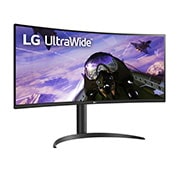 LG 34 吋 21:9 UltraWide™ QHD 弧形顯示器, 34WP65C-B