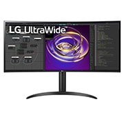 LG 34 吋 21:9 UltraWide™ QHD 弧形顯示器, 34WP85C-B