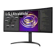 LG 34 吋 21:9 UltraWide™ QHD 弧形顯示器, 34WP85C-B