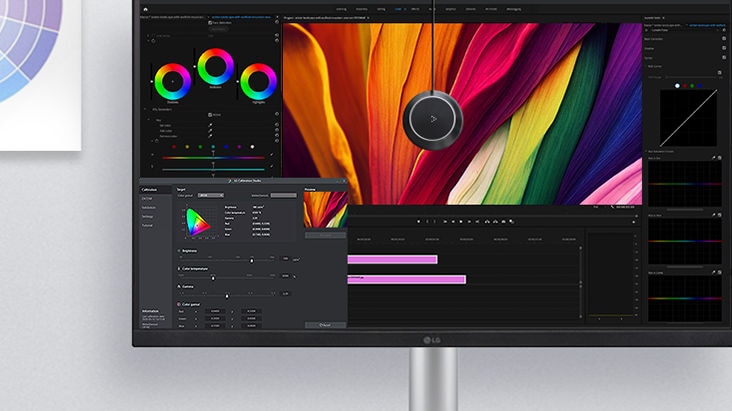 LG Calibration Studio 軟件讓您找到最佳色彩平衡。	