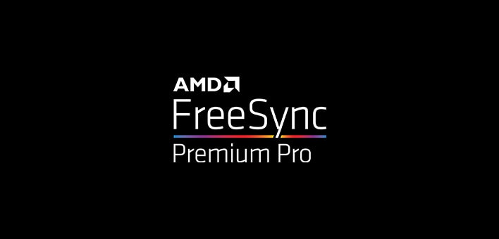 AMD FreeSync™ Premium Pro 标志。