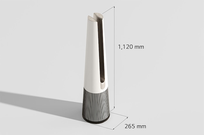 LG PuriCare™ AeroTower 三合一空氣淨化風扇 - 暖風版 (樺木白), FH15GPB