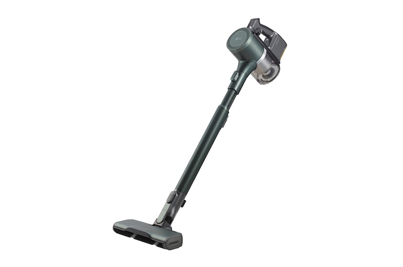 LG Objet Collection | LG CordZero™ A9TS 蒸氣無線吸塵機 配備 All-in-One Tower™ (韓國製造,蒼林綠), A9T-STEAM