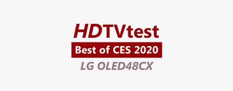 HDTV Test的標誌，2020年最佳CES