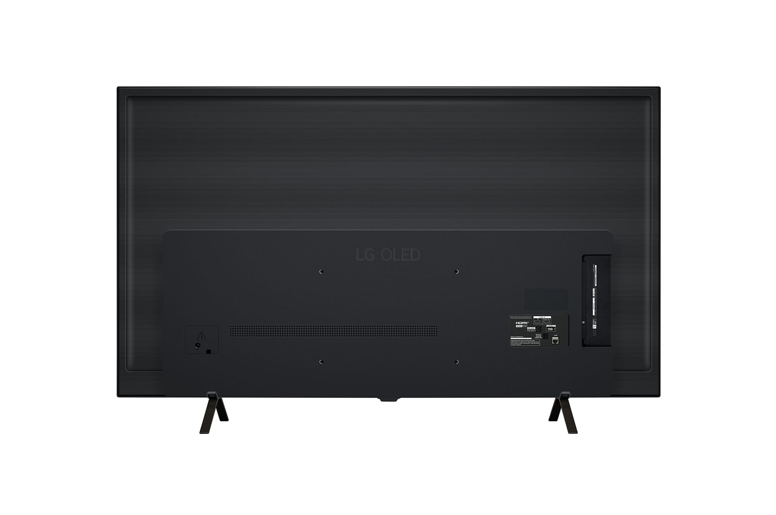 LG OLED B4 TV 的後面視圖