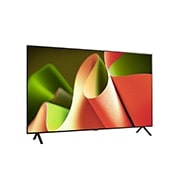 LG OLED B4 TV 稍微傾斜的右側面視圖