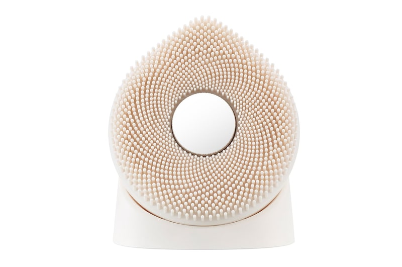 LG Pra.L WashPop 超聲波潔面儀 BCP2A 及底座的前視圖