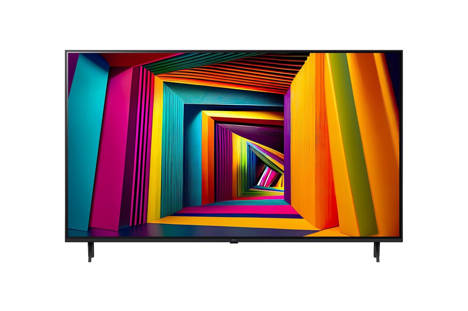 LG UHD 4K 智能電視 UT90 的正面圖