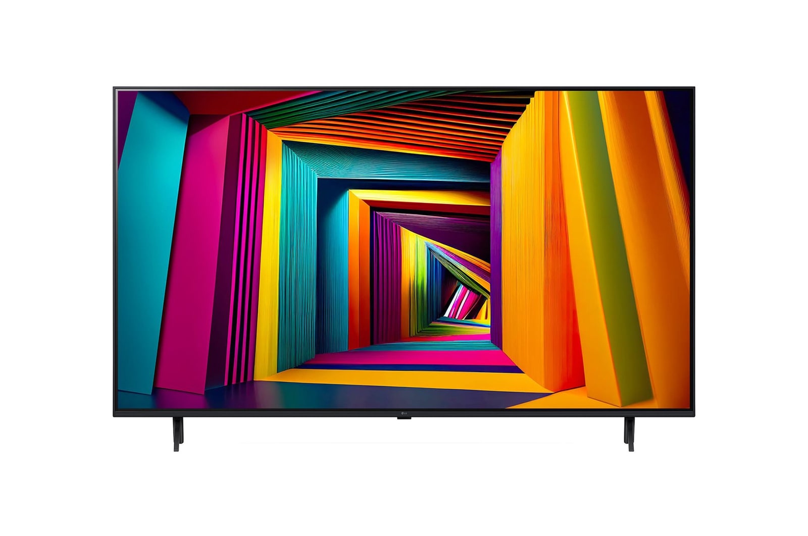 LG UHD 4K 智能電視 UT90 的正面圖