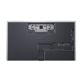 LG OLED evo AI G5 4K 智能電視的後面視圖。