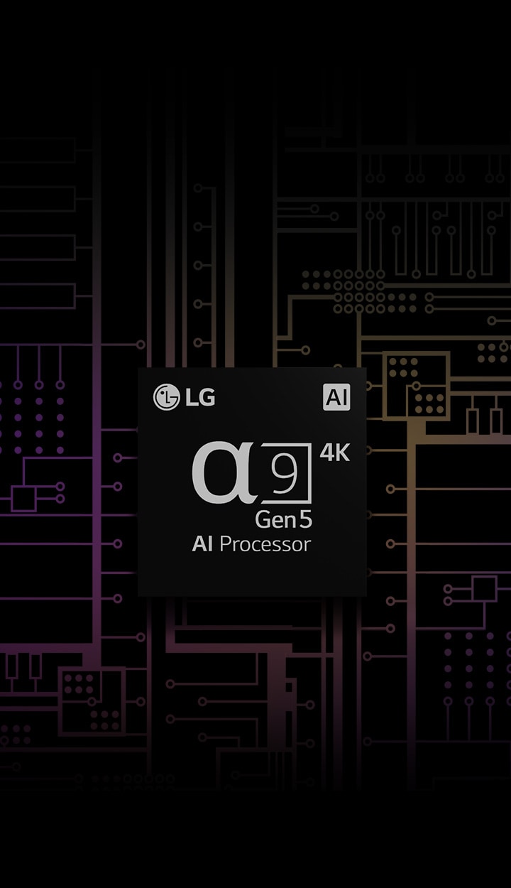 α9 第 5 代人工智能處理器 4K 的圖像,其黑白背景轉化為彩色