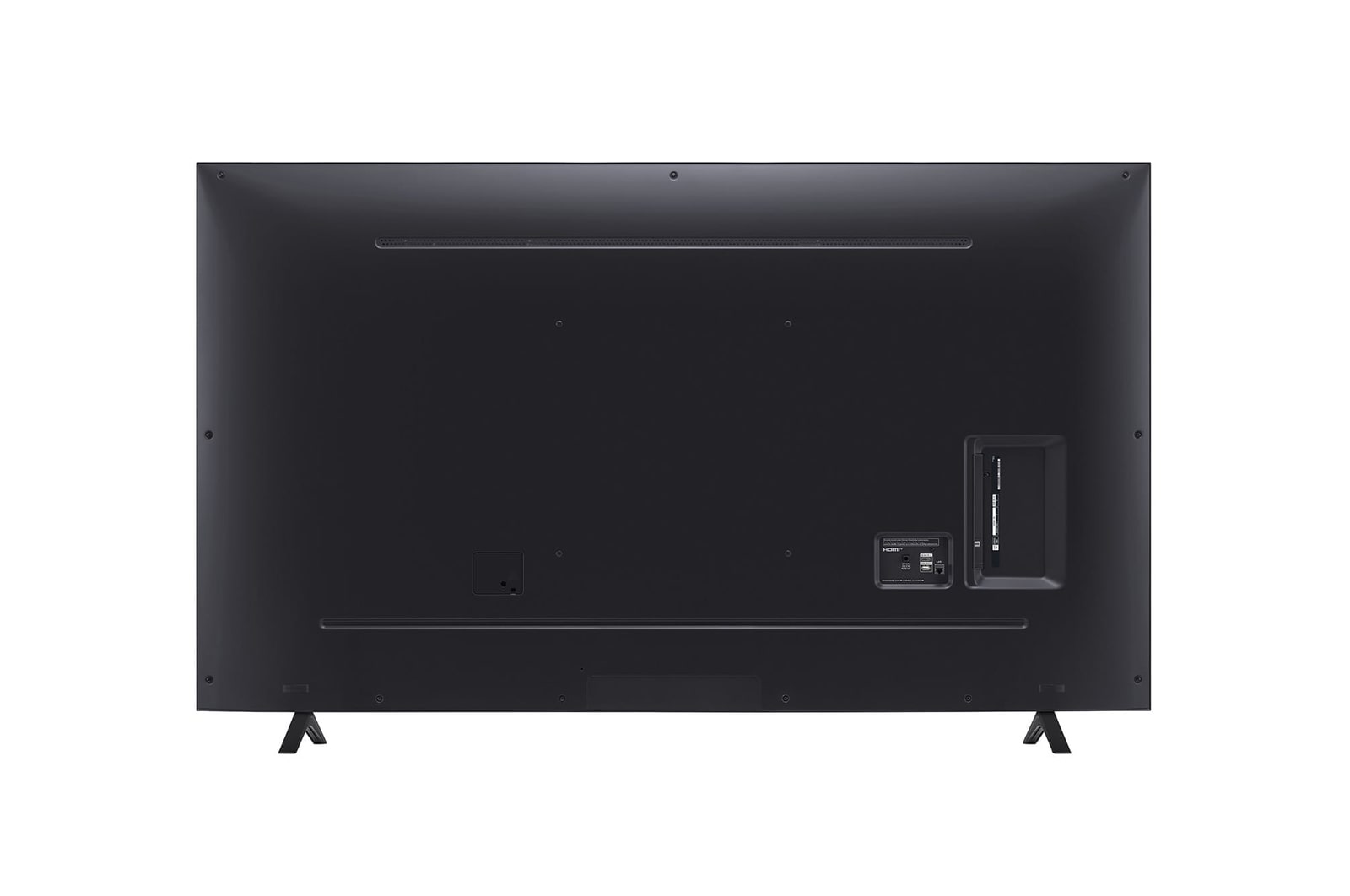 Rear view of LG UHD TV, UT80