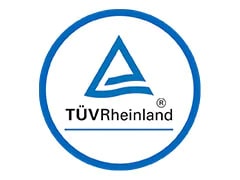 Certified by TÜV Rheinland