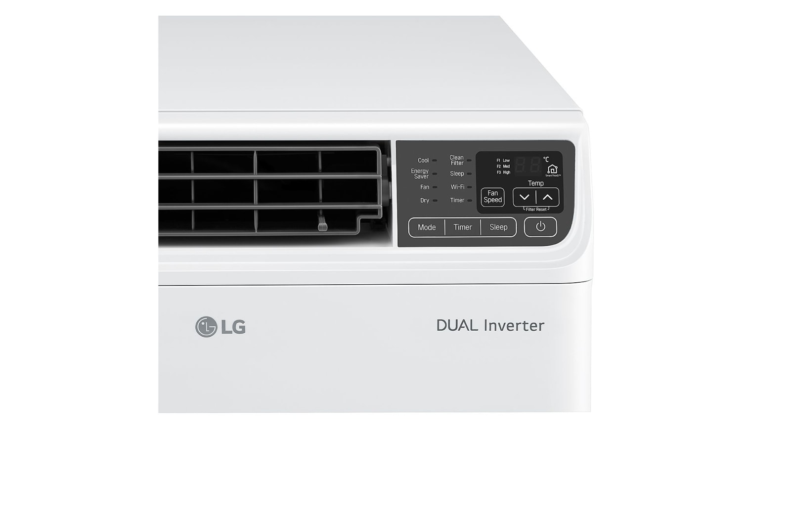 LG R32 Refrigerant Window Type Air Conditioner with Dual Inverter Compressor (3/4HP with remote control), W3NQ08UNNP1