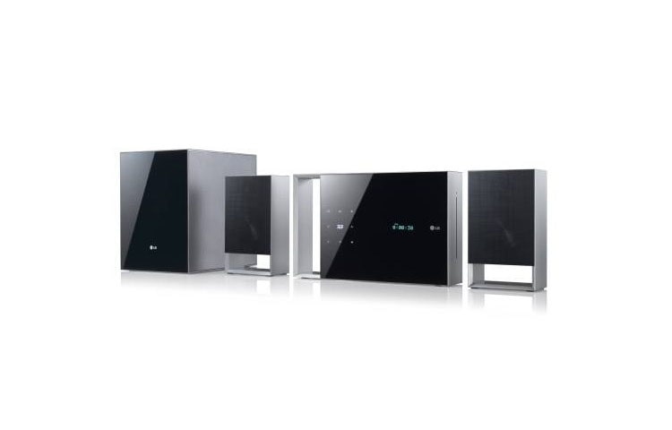 LG 3D Blu-ray Disc Playback 2.1 Stylish Floating Design Home Cinema System with LG Smart TV, BH5320F