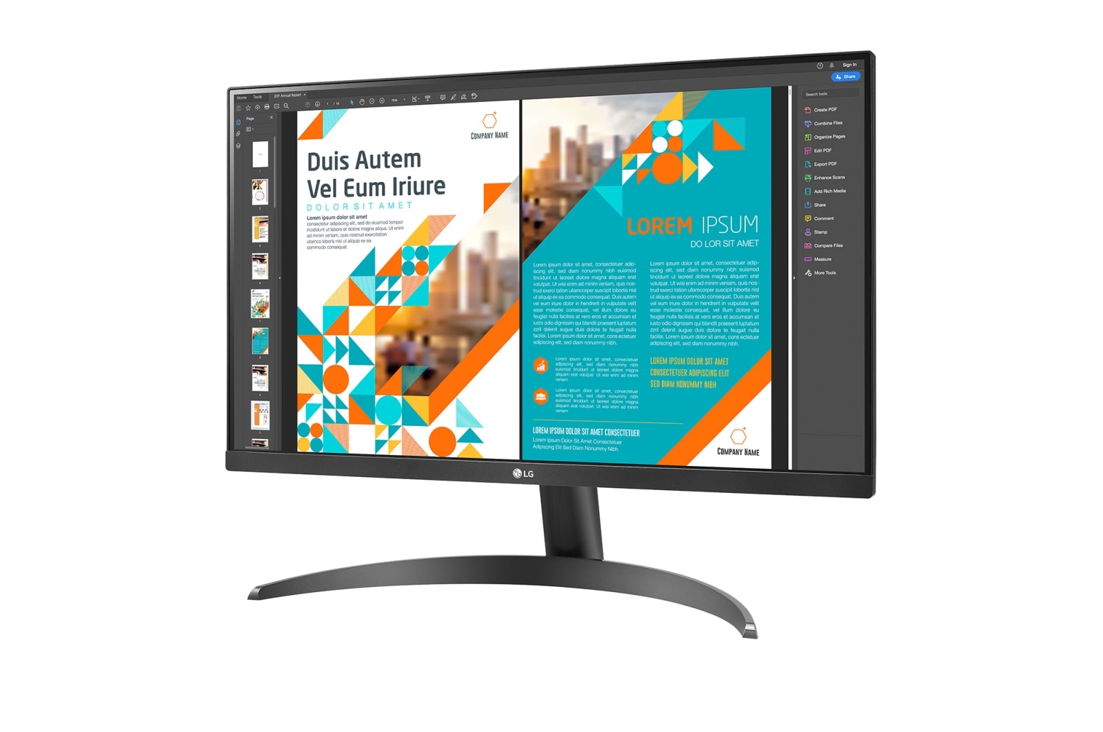 LG 23.8" QHD IPS Monitor with AMD FreeSync™, 24QP500-B