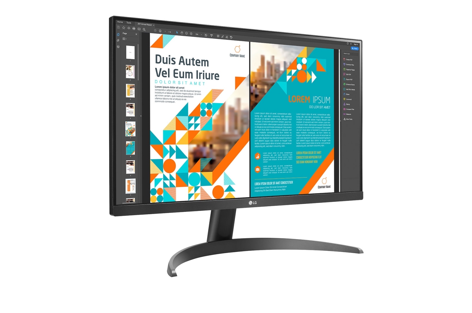 LG 23.8" QHD IPS Monitor with AMD FreeSync™, 24QP500-B