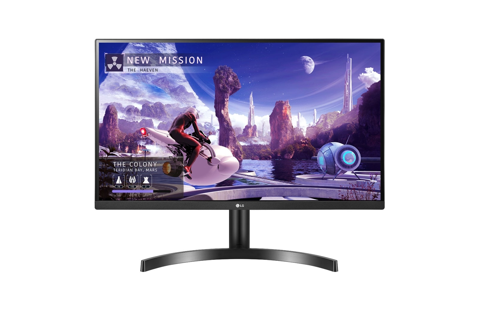 LG 27" QHD IPS Monitor with AMD FreeSync™, 27QN600-B